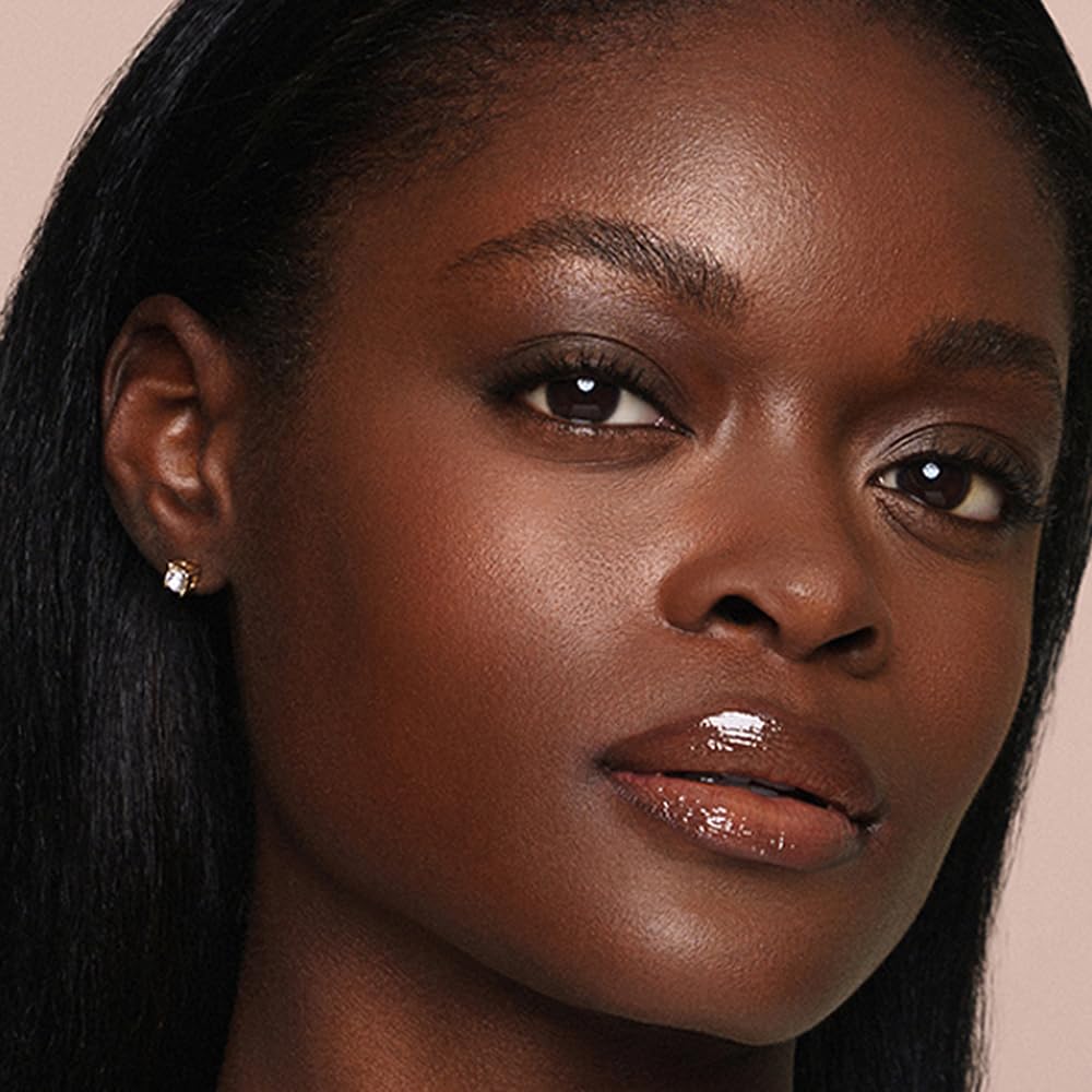 Jouer Essential Tinted Hydrating Lip Oil Gloss – Moisturizing Dry Lip Treatment Serum - Fragrance Free Tinted Lip Oil - Jojoba Seed Oil and Apricot Oil Formula