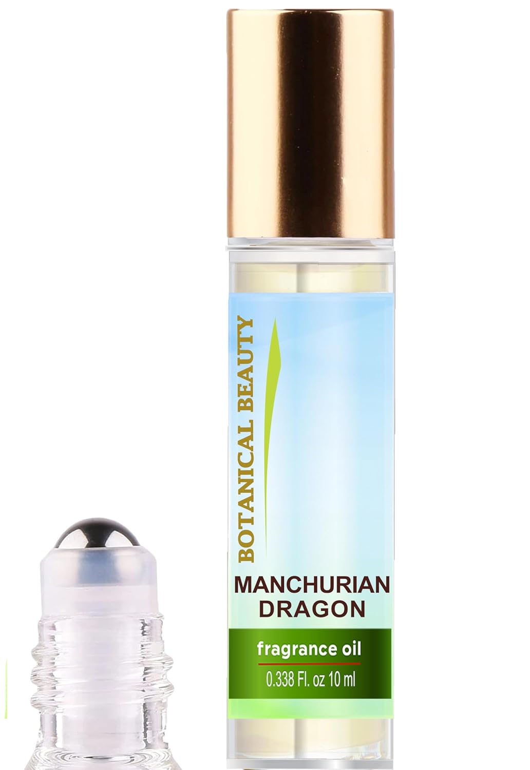 Botanical Beauty MANCHURIAN DRAGON FRAGRANCE OIL ROLL-ON 0.338 FL OZ (10 ML) Rollerball Perfume, Alcohol-Free, Long Lasting