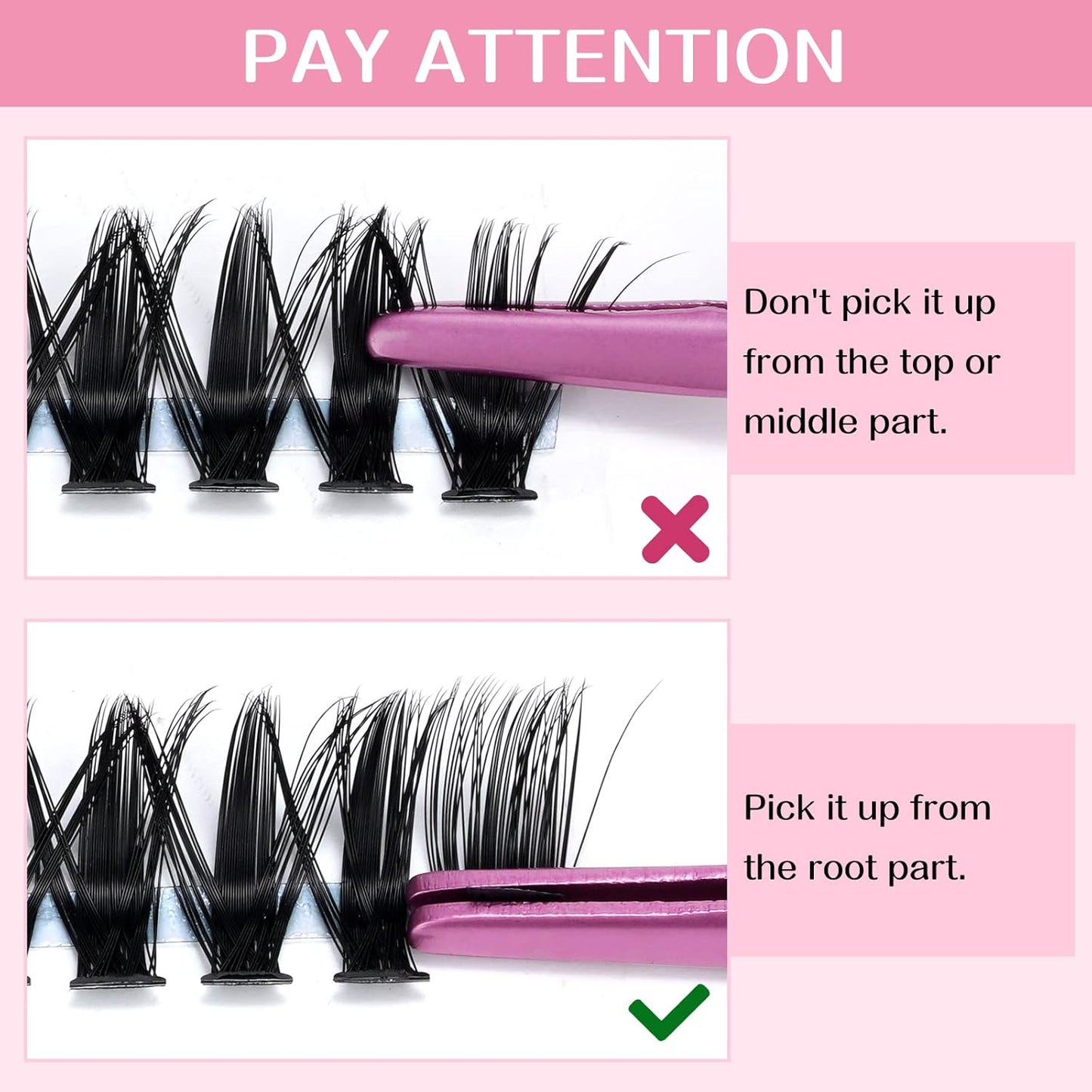280 Pcs Individual Lashes 50D-C-0.07-12 Cluster Lashes C D Curl Wispy Lashes Bottom Lashes DIY Lashes At Home(50D-C-0.07-12)