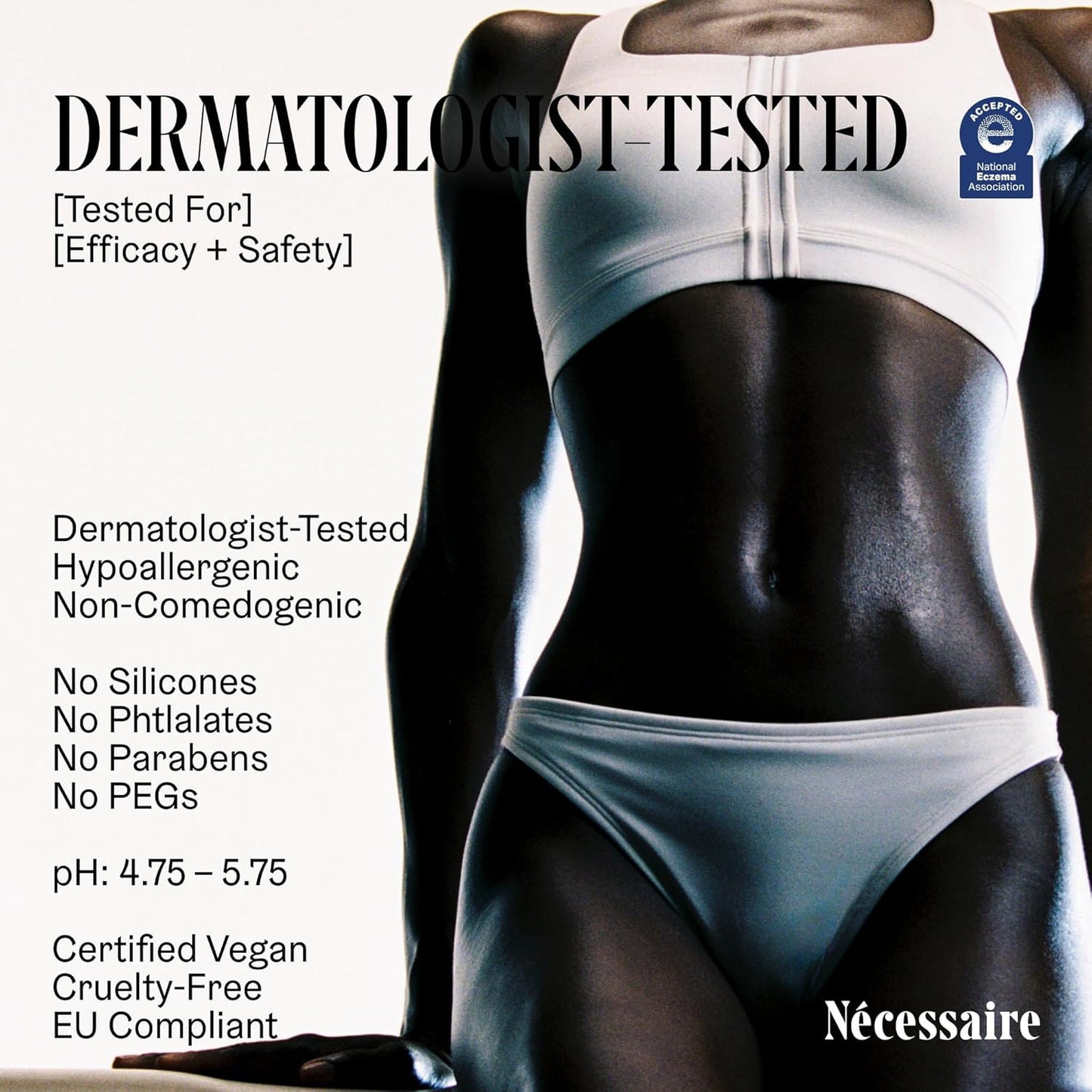 Nécessaire The Body Lotion with Pump. Fragrance-Free. Multi-Peptide Firming Lotion to Moisturize, Firm, Strengthen. 2.5% Niacinamide, Vitamin C/E + Omega 6/9. 450ml / 15.2 fl oz