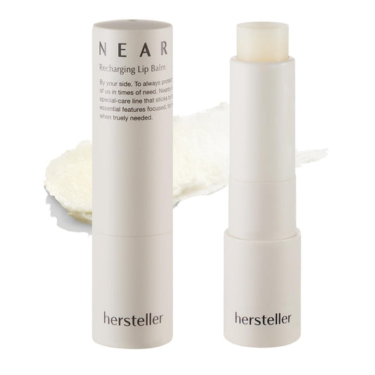 hersteller Nearby Recharging Lip Balm Vegan Butter Complex Intensive Moisturizing Treatment for Dry Lips and Cheek Natural Healthy Colors Plain