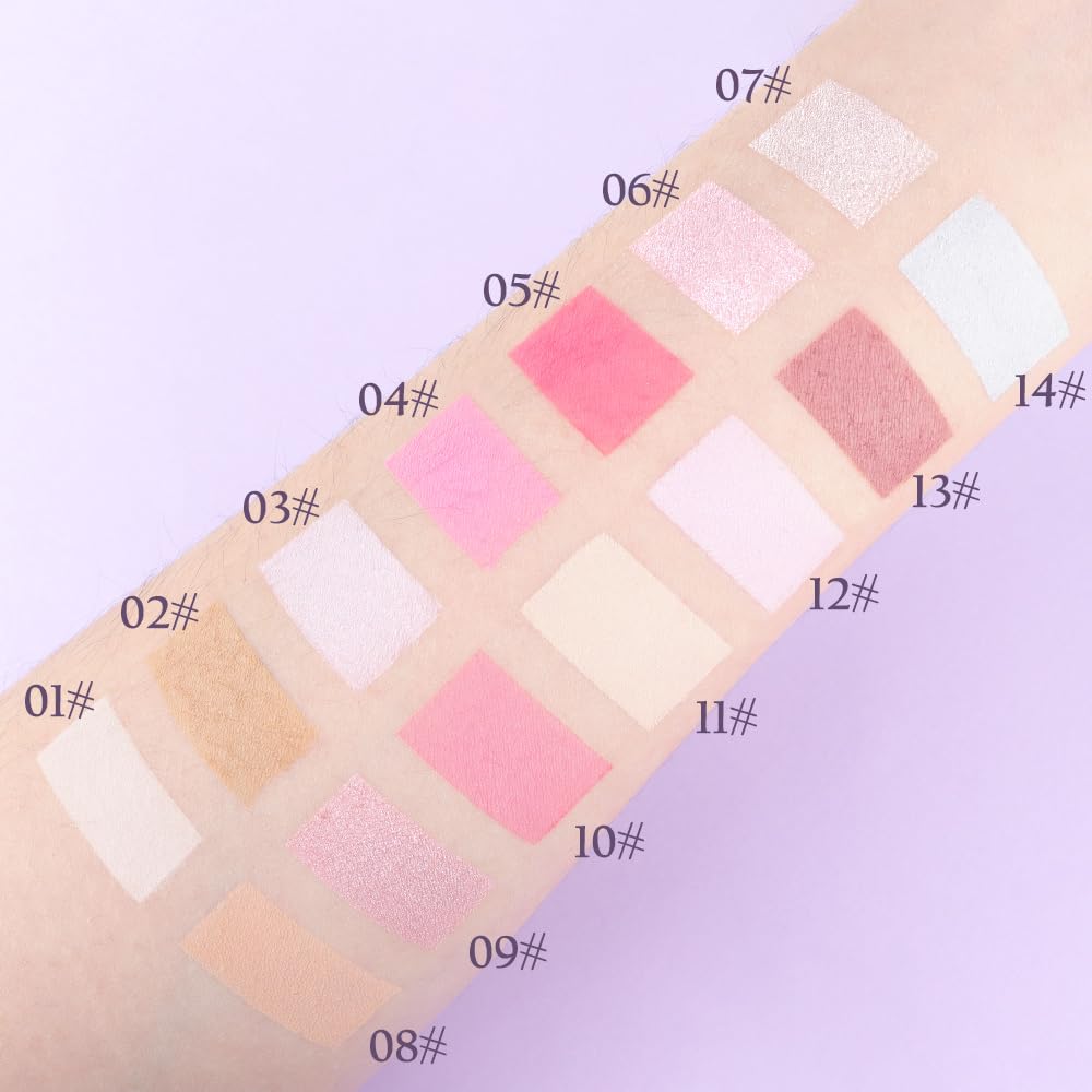 Monochrome Matte Eyeshadow Makeup Palette, Highly Pigmented Pink Red Eyeshadow Palette, Matte Pressed Powder Eye shadow Make up, Single Vegan Eye Shadow, Daily Evening Women Girls Makeup Eyeshadow 5#