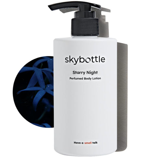skybottle Perfumed Body Lotion with Pump, Fast Absorbing, Korean Skin Care, Ylang Ylang, Jasmine, Musk Scented Lotion for Women & Men, 10.1 Fl. Oz