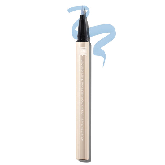 MAKE Beauty Liquid Line Waterproof Liquid Eyeliner Pen. Smudge-Proof Felt Tip for Precise Application of Lines, Wings, and Graphics. Long Lasting Eye Liner - Shade, New Sky