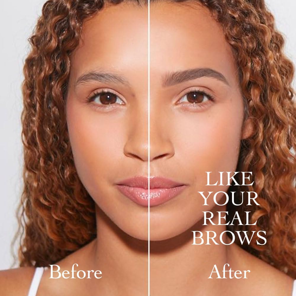 Eyebrow Ink Pencil by Brow Stylist -Micro 4 Point Brow Pen Lift & Snatch Eyebrow Pen Kits with 3 Eyebrow Stencil Long-Lasting Waterproof Natural Eyebrow Hair (1Pc 03# dark grey)