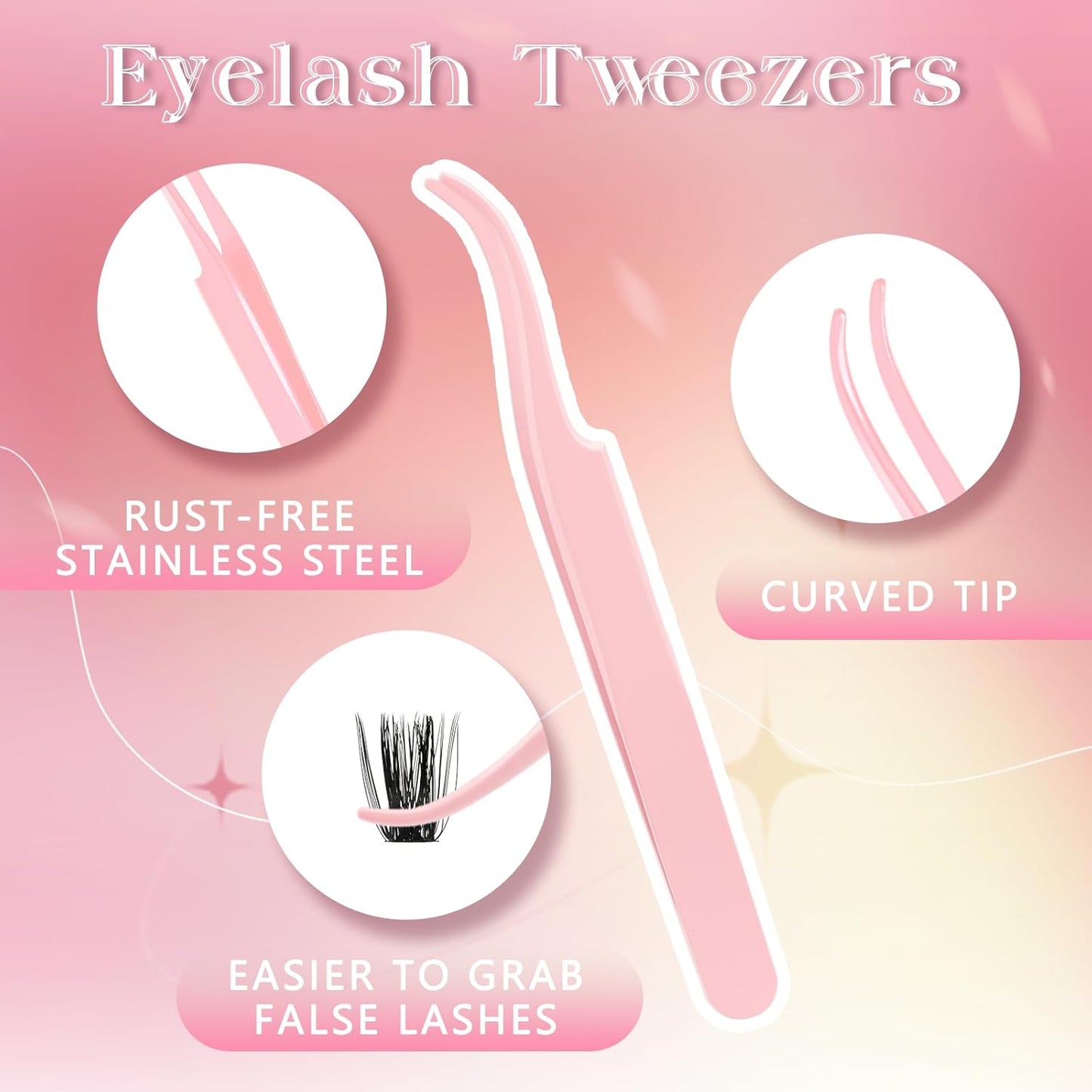 FADLASH Lash Extension DIY Kit Lash Clusters D Curl Cluster Lashes with Lash Bond and Seal Cluster Lashes Glue Remover Lash Tweezers for DIY Eyelash Extension at Home（Kit 60D+80D-0.07D-12-18MIX）