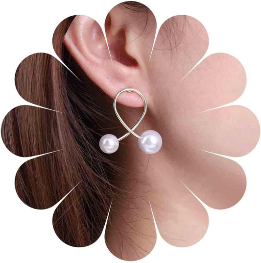 Vintage Pearl Drop Earrings Gold Pearl Stud Earrings Boho Tiny Pearl Earrings Pearl Wedding Earrings Jewelry for Women