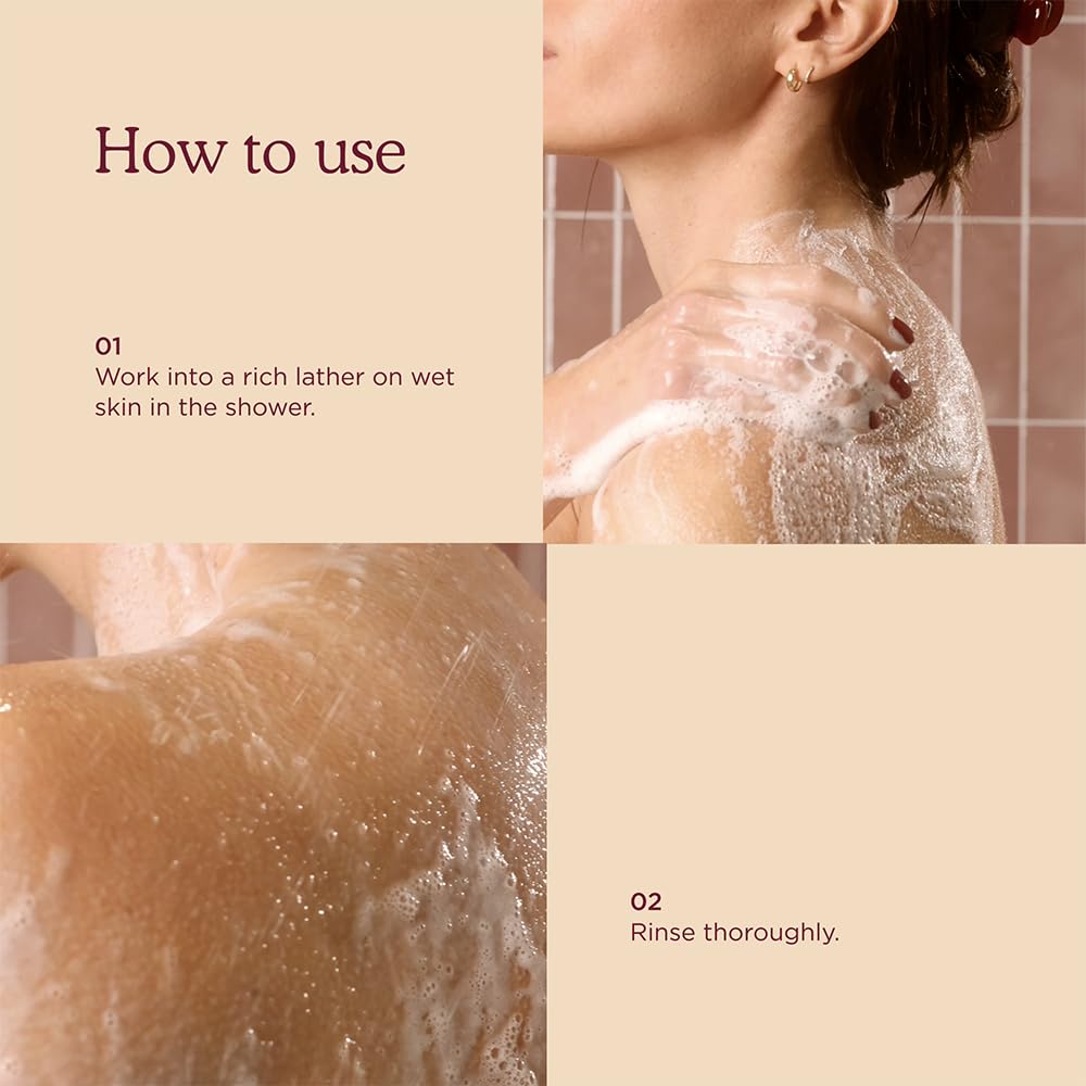 HANNI Cocoon Cleanse Serum with Shea Butter, Soap-Free Body Wash, Hydrating Cleanser with Eucalyptus, 3.7 oz (4 Pack)