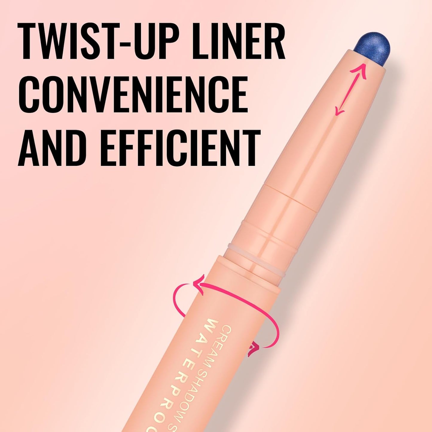 Oulac Waterproof Eye Shadow Stick Smooth and Long Lasting, Shimmering Glitter Finish, Blendable Eyes Makeup, Vegan & Cruelty-Free 3.8g, 18 Careless Whisper