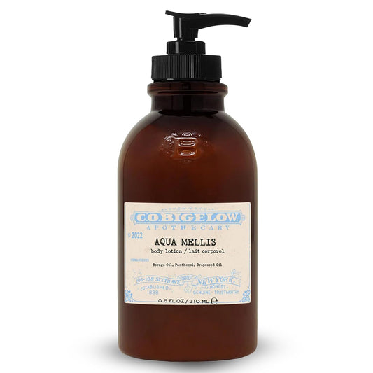 C.O. Bigelow Aqua Mellis Body Lotion, Iconic Collection Moisturizing Body Lotion with Shea Butter, Borage Oil & Grapeseed Oil, 10.5 Fl Oz