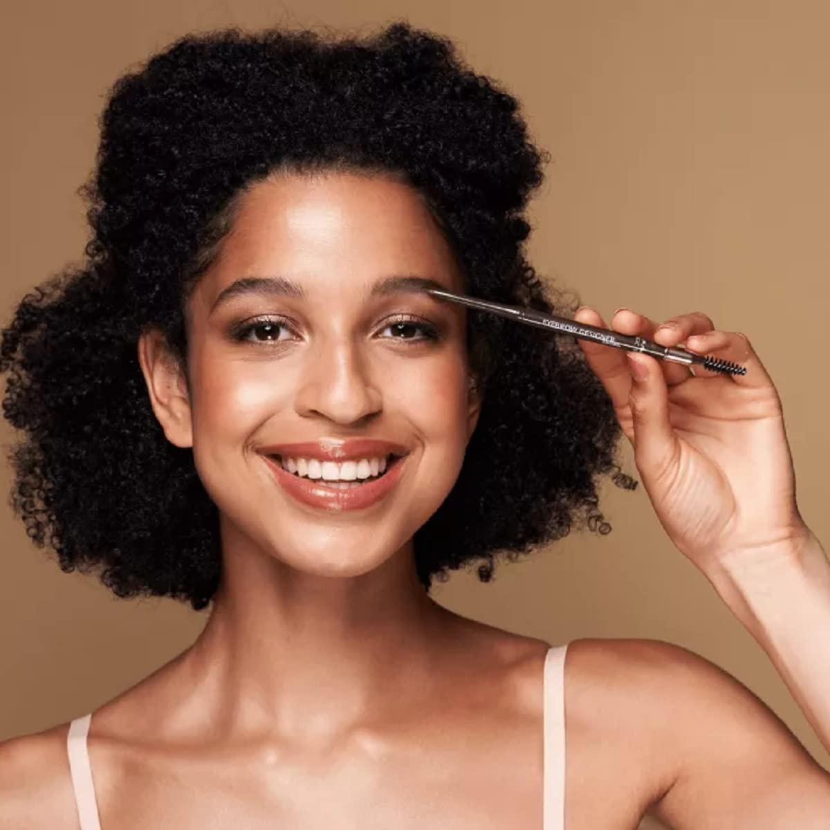 M. Asam MAGIC FINISH Eyebrow Designer Brown - 4-in-1 eyebrow pencil with rotating mine & spiral brush, perfect shape & fullness thanks to powdery texture, optimal brow arch, eye make-up, 0.01 Oz