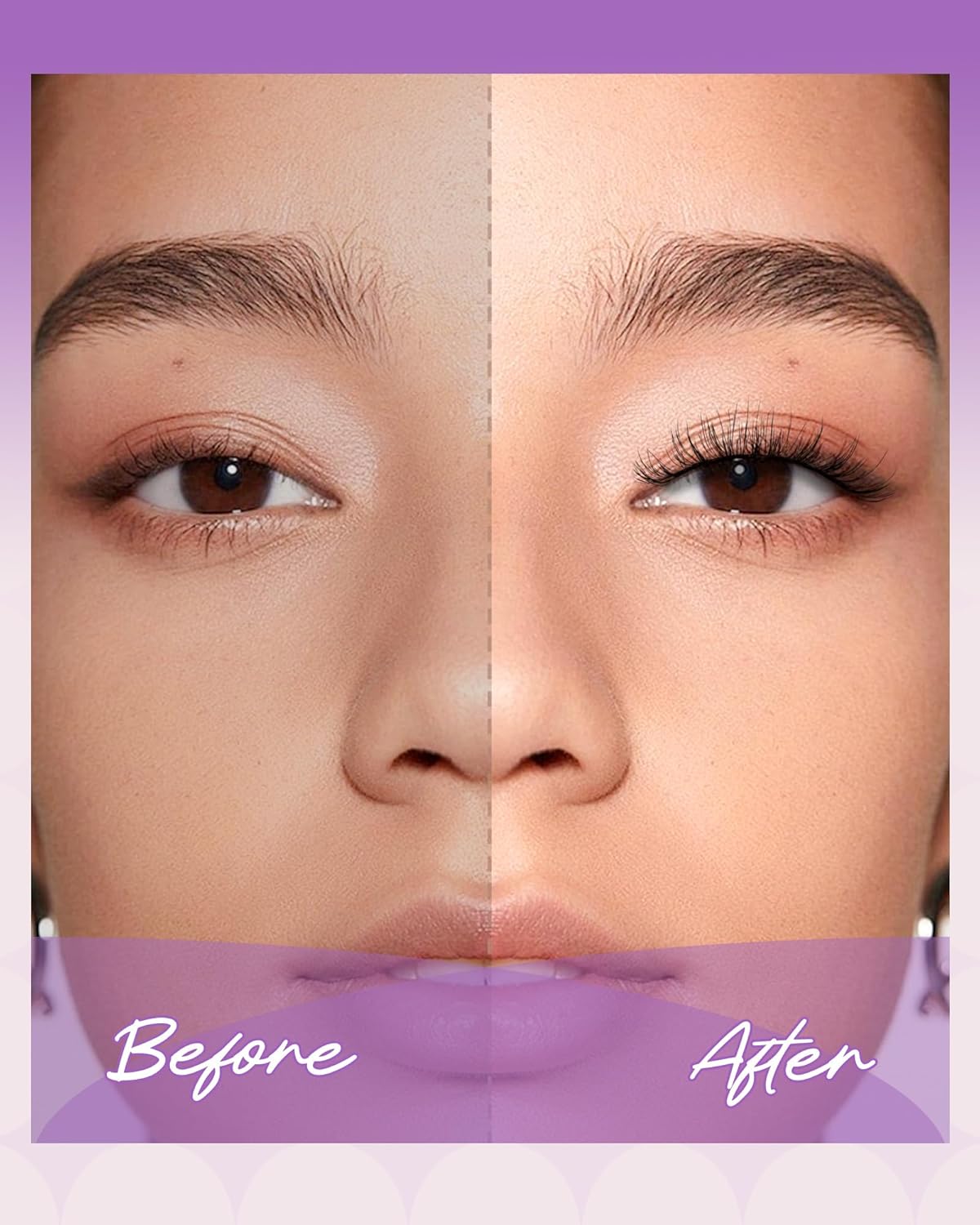 BEYELIAN Magnetic Eyelashes with Applicator Kit, Reusable Natural Look False Lashes, No Glue Needed Soft Magnetic Lashes for Eye Magnetic-100(Lightweight & Comfortable)