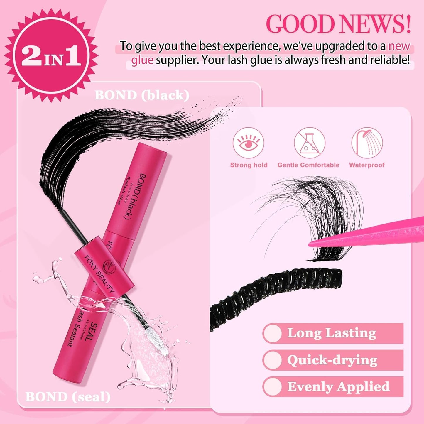 Lash Clusters - Lash Clusters Kit Lash Extension Kit with Lash Bond and Seal Cluster Eyelash Extensions Eyelash Clusters 20D30D40D50D-0.07D Lashes Clusters Eyelash Extension Kit DIY at Home Eyelashes