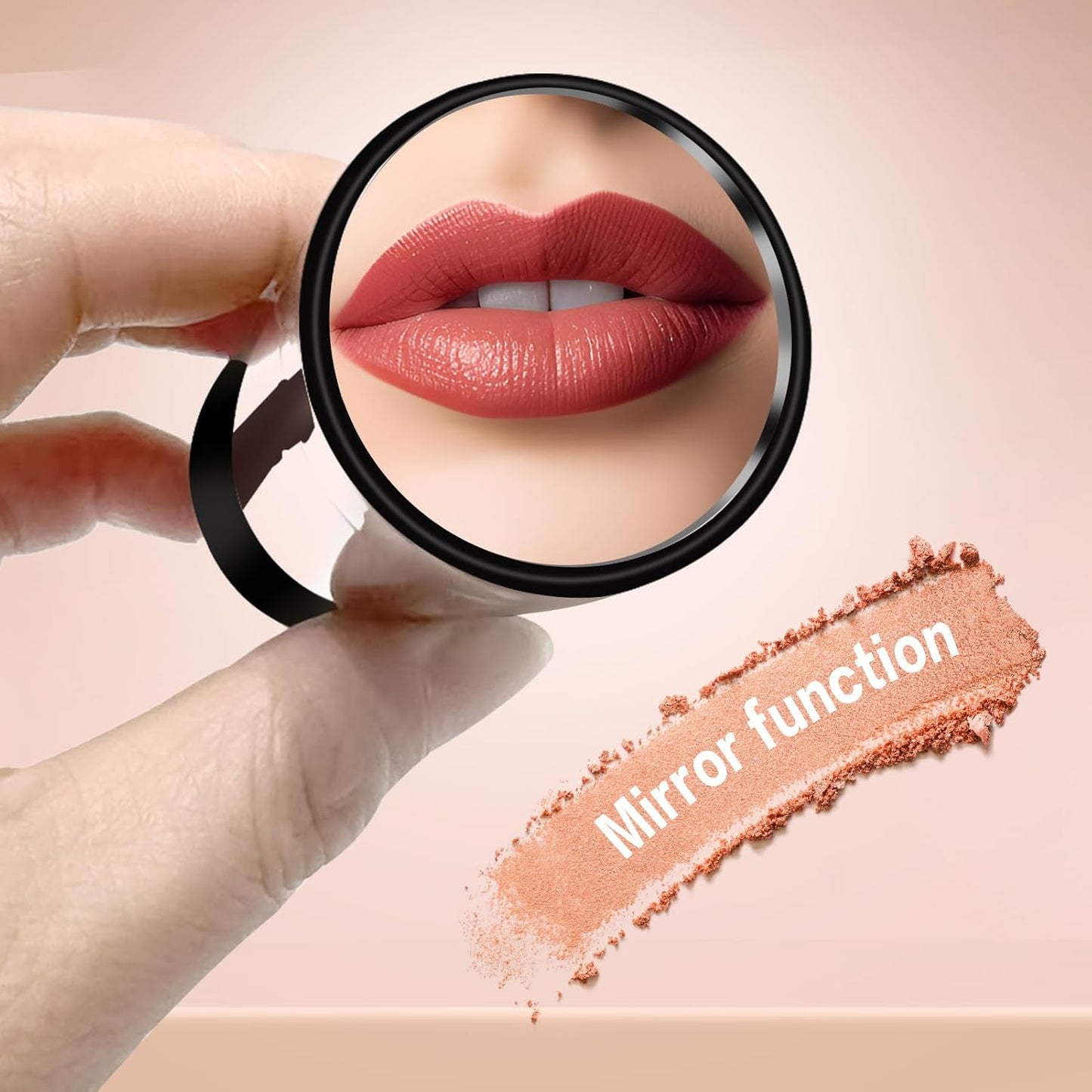 Portable Professional Makeup Kit,Mini Professional Makeup Kit Eyeshadow Palette Lip Gloss Concealer,Lipstick shape and size,7 Color