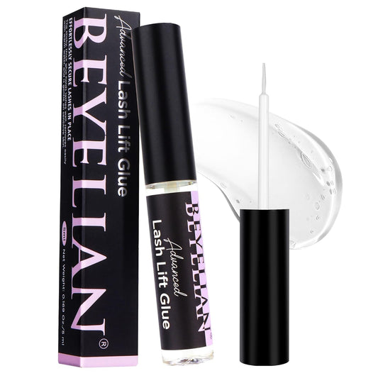 BEYELIAN Lash Lift Glue, Lash Lift Adhesive,Lash Perm Glue Strong Sticky Eyelash Dissolves Quickly in Water, No Irritation and Odorless,5ML