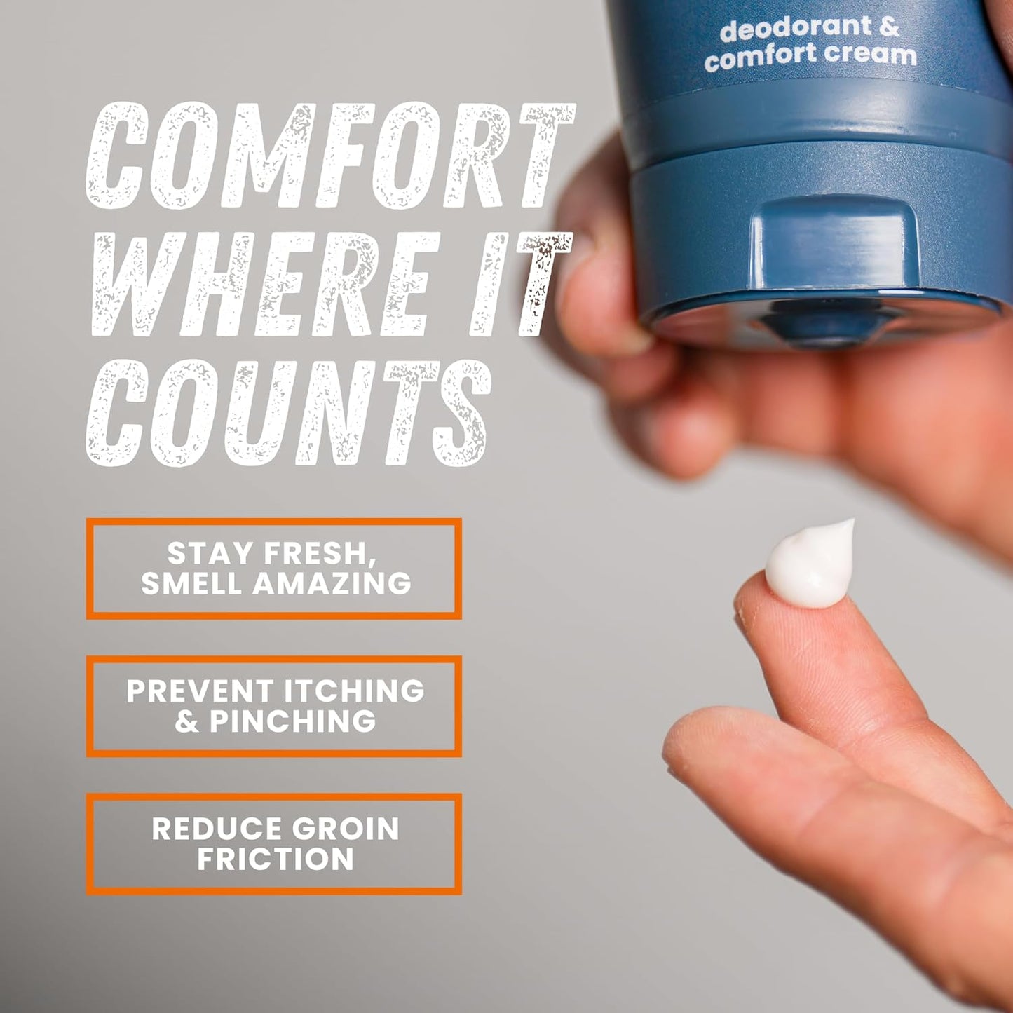 Super Fresh Ball Deodorant Lotion for Men Aluminum Free Hygiene Cream for Groin Butt and Body Controls Odor Reduces Chafing Twin Pack 4 oz Tubes for Daily Freshness Comfort and Sweat Protection