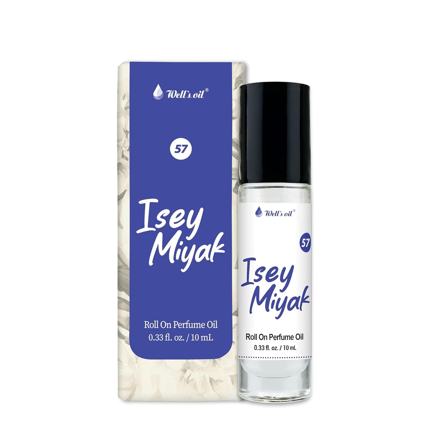 Well's Oil Well's Perfume Oil Roll-On (Isey Miyak) | Clean, Rich, Pure Scent | Alcohol-Free | Oil Based | Long Lasting | Concentrated Roll-on Perfumes for Women and Men |10 ml / 0.33 fl Oz