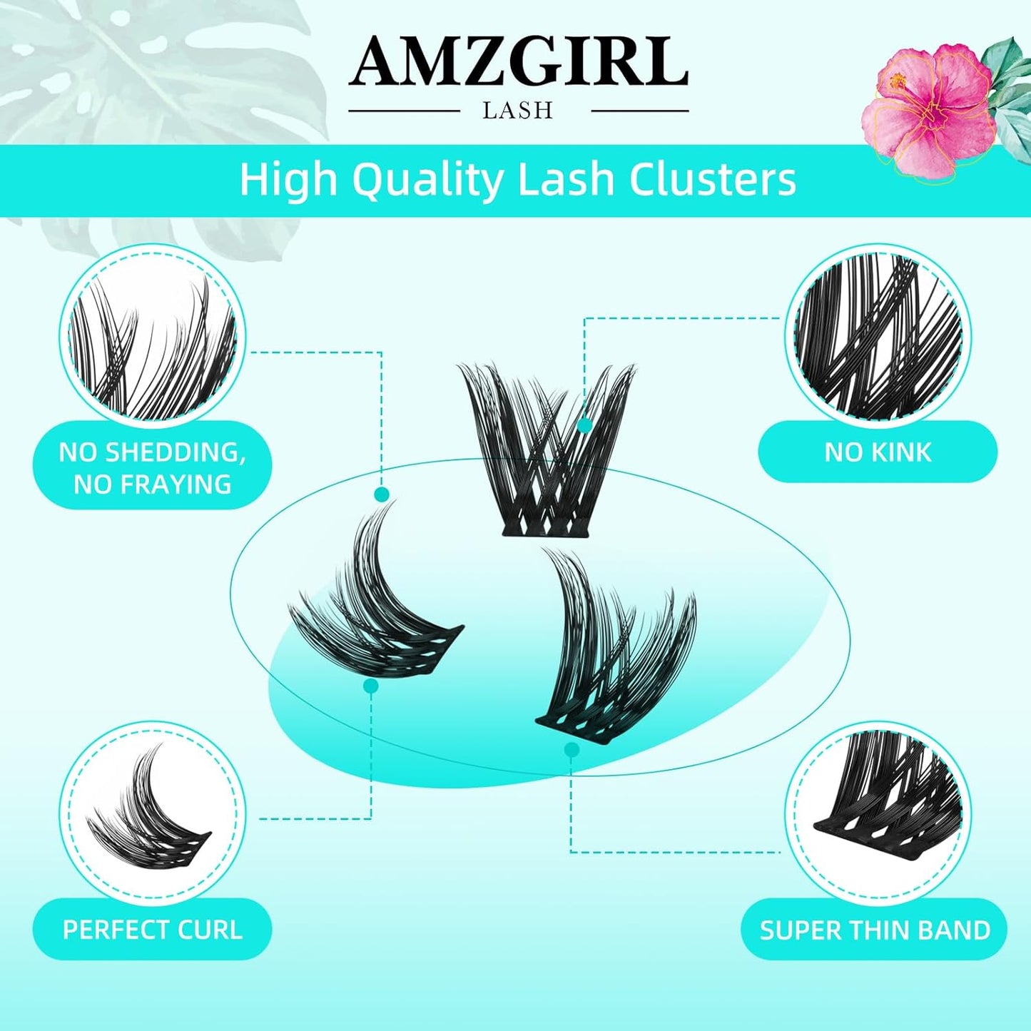 Lash Clusters Wet Look 168Pcs Eyelash Cluster Ultra-Thin Lash Band Eyelashes Extensions Spiky Anime Wide Span Lashes(Mallow,D-Mix10-18mm)