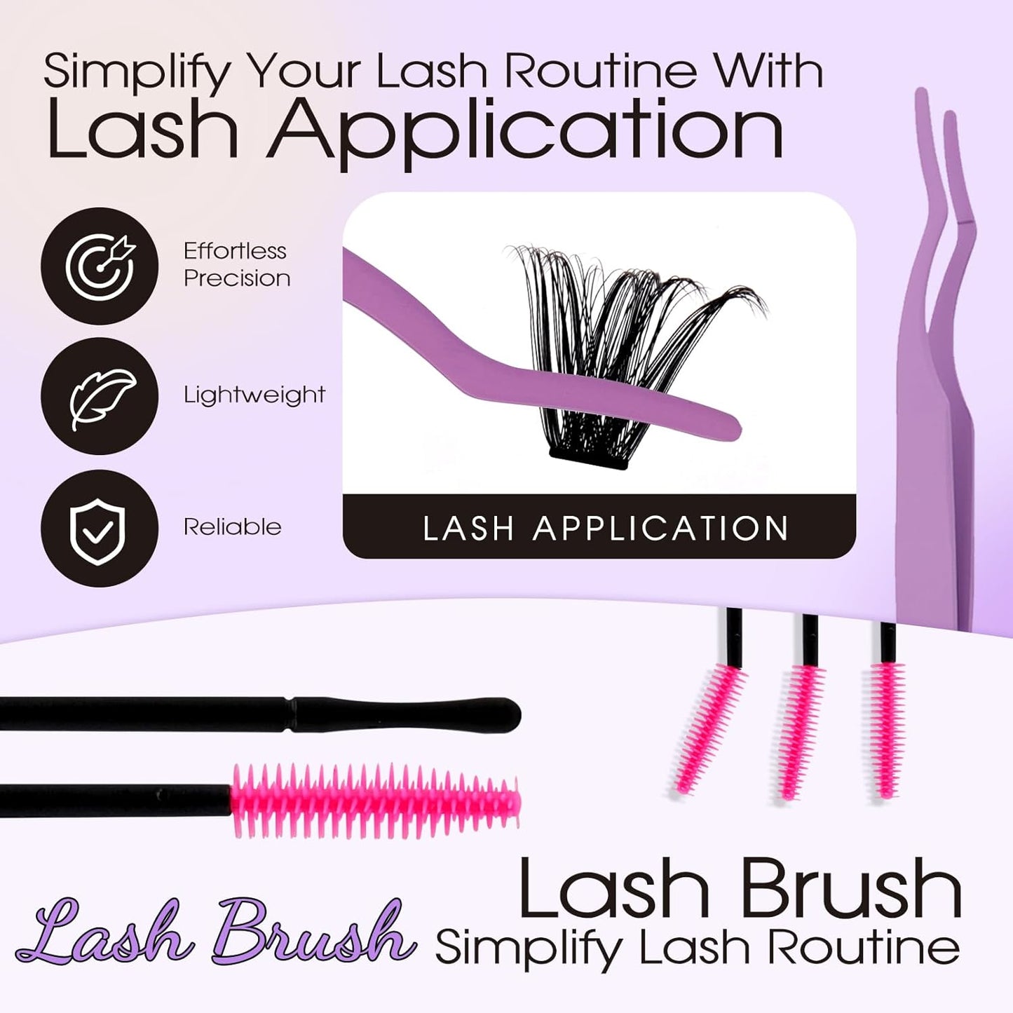 Lash Clusters Kit for Using at Home: Ultra-light, DIY, Natural, Fluffy, Wispy, Waterproof, Anime, Manga, Cat Eye, C Curl, 12-16mm, 100P+200P, Wendy, RT318