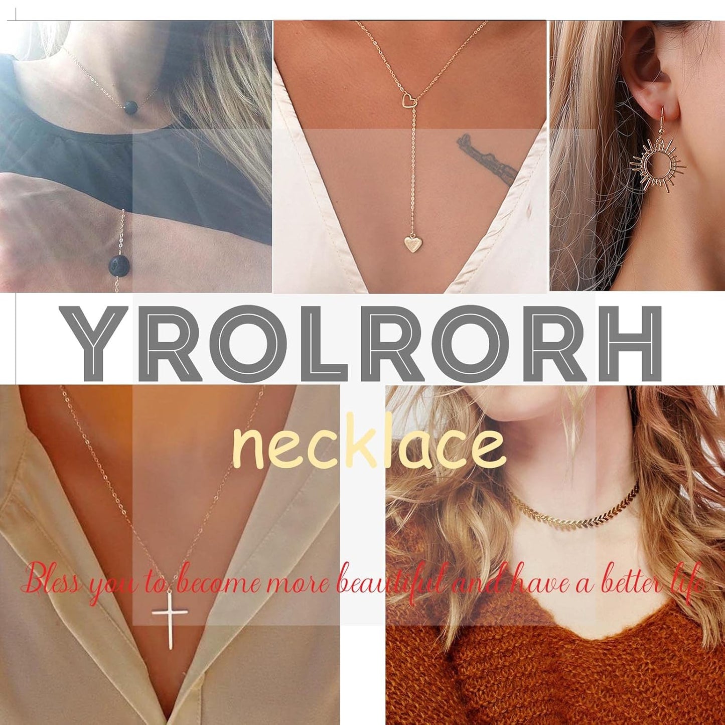 Boho Cross Necklace Chain Tiny Silver Cross Pendant Necklace Wedding Necklace Charm Fashion Jewelry Gift for Women and Girls