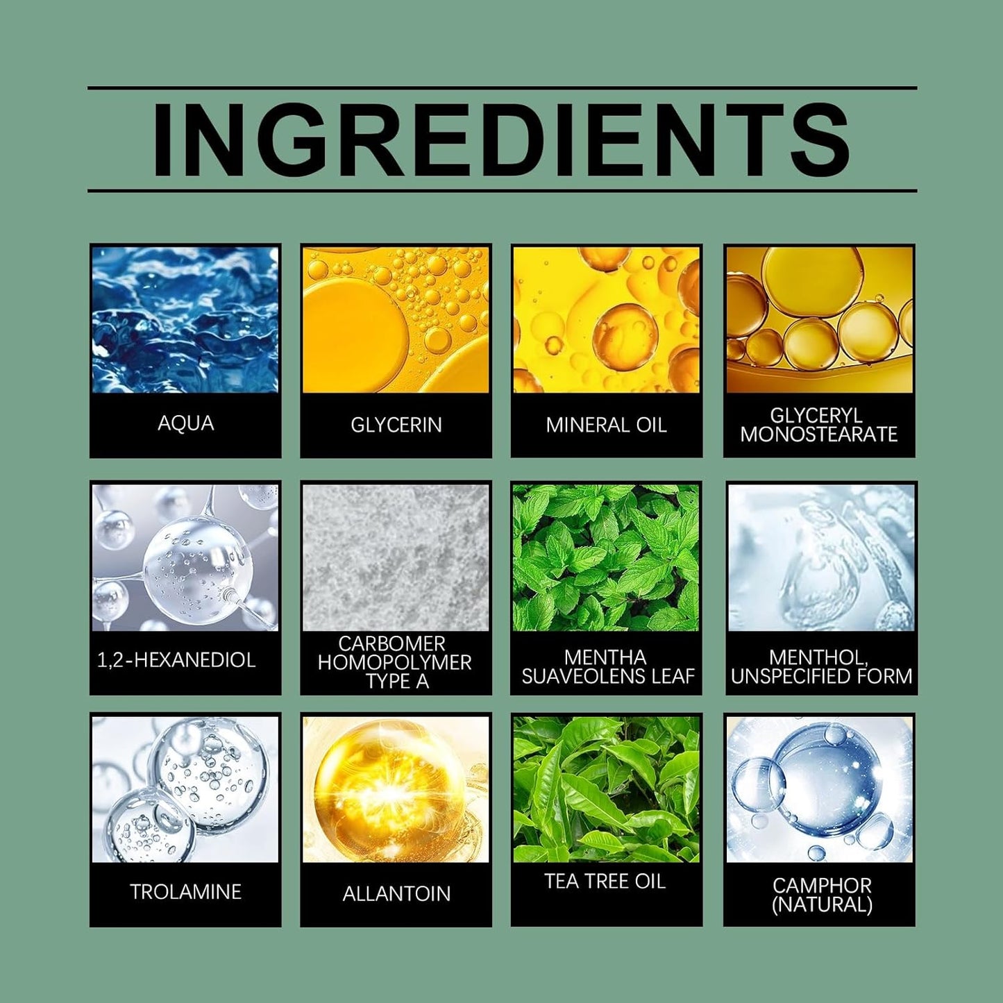 CHILLFLEX Menthol Soothing Cream, Joint Activities Throughout The Body，Instant Cooling Gel for Muscle & Joint, Back, Neck, Hands, Feet（1PCS）