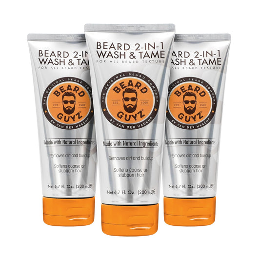 Beard Guyz 2-in-1 Wash & Tame (6.7oz pack of 3)
