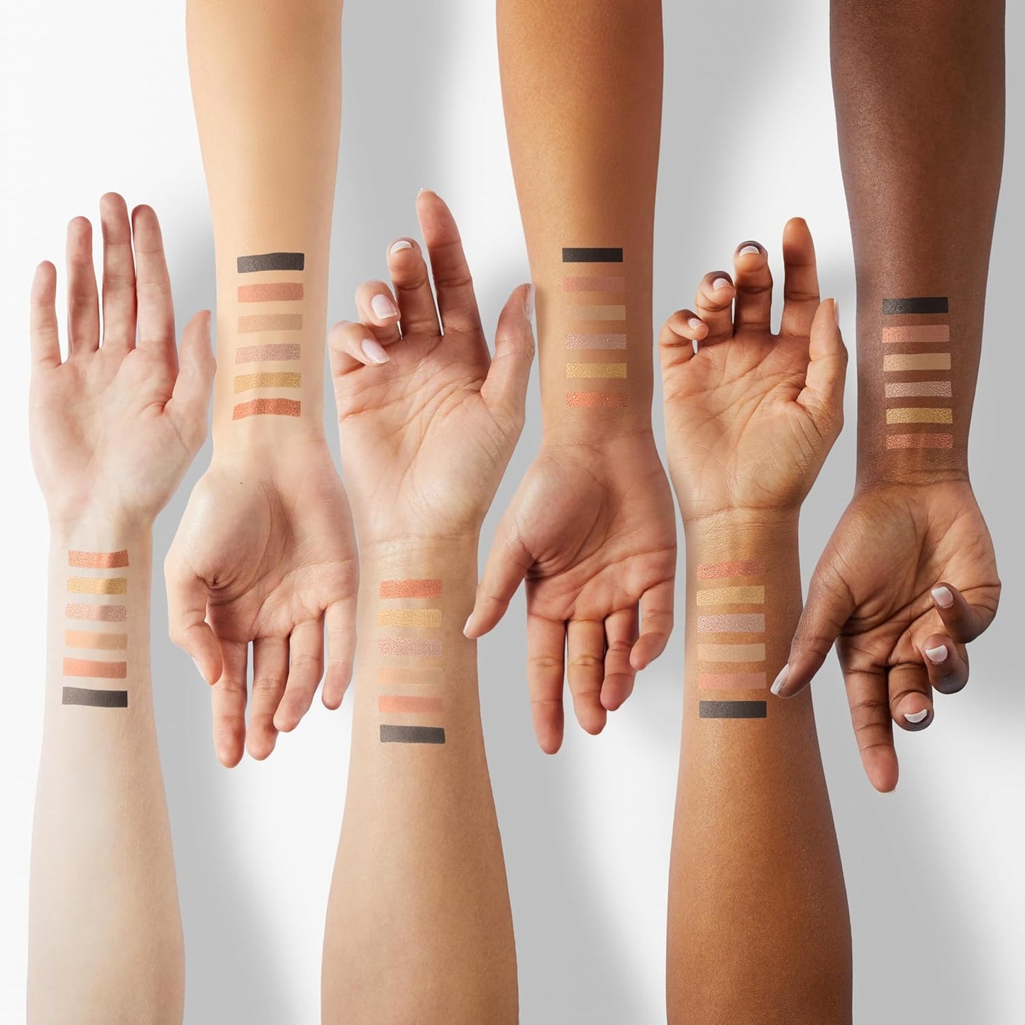 Julep Eyeshadow 101 Crème-to-Powder Eyeshadow Stick Palette-Style Creme-to-Powder 6 Piece Gift Set- Daylight