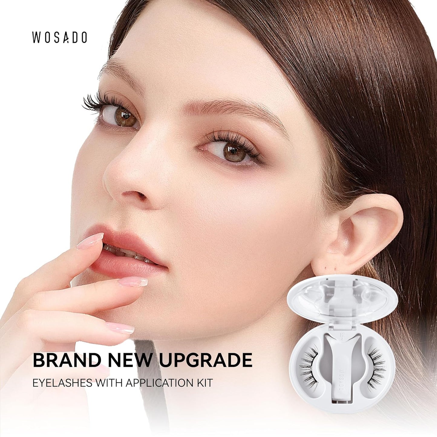 Magnetic Eyelashes with Applicator Kit, [Destination Collection: No.27 Chicago Skyline] Reusable Magnetic Lashes without Eyeliner, Glue-free False Lashes, Waterproof, Lightweight