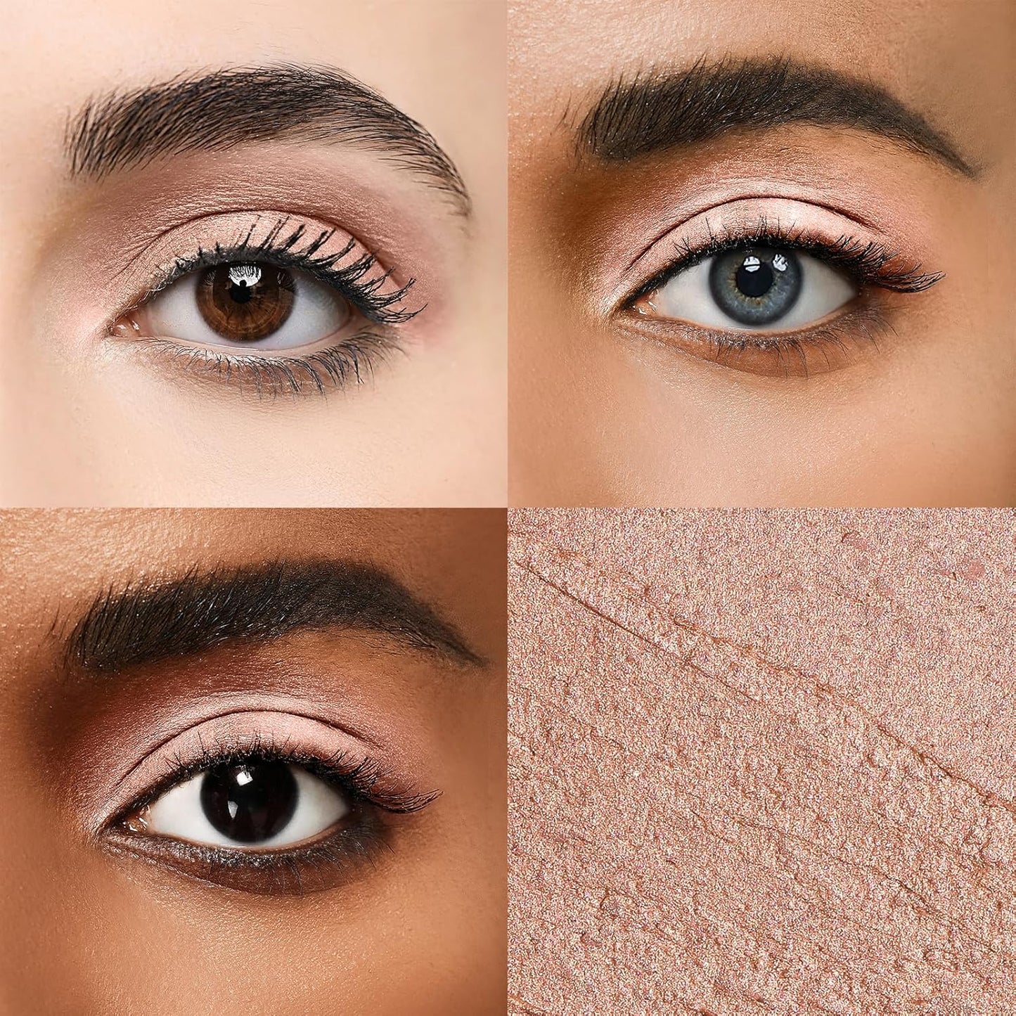 Cream Waterproof Hypoallergenic Eyeshadow Stick, long wear Metallic Glitter Matte Eye Shadow Pencil With Makeup Brush, Eye Brightener, 14 Tulip Shimmer