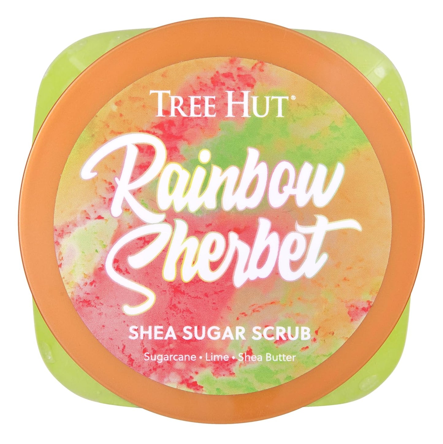 Tree Hut Rainbow Sherbet Shea Sugar Scrub | Exfoliating Body Scrub Removes Dead, Dry Skin for a Soft & Hydrated Feel | Nourishing Essential Body Care | 18 fl oz.